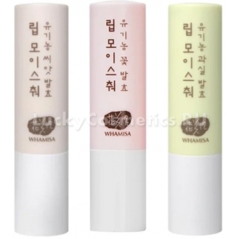 Бальзам для губ Whamisa Organic Lip Moisture Natural Fermentation