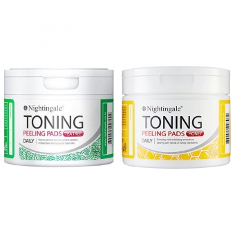 Диски для кислотного пилинга Nightingale Toning Peeling Pads