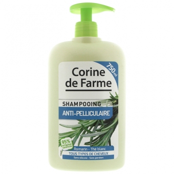 Шампунь для чувствительной кожи головы против перхоти Corine De Farme Anti-Pelliculaire Shampooing