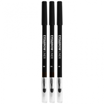 Карандаш для глаз и бровей с растушёвкой Lamel Eye And Brow Liner