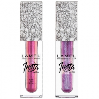 Жидкий глиттер для макияжа Lamel Insta Liquid Eyeshadow