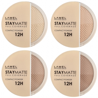 Пудра для лица Lamel Stay Matte Compact Powder 