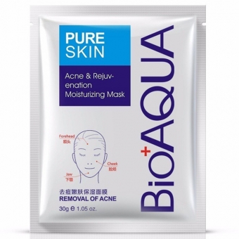 Маска для лица анти-акне Bioaqua Acne And Rejuvenation Moisturizing Mask