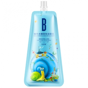 Пенка для умывания с муцином улитки Bioaqua Snail Hydrating Remover Cleanser