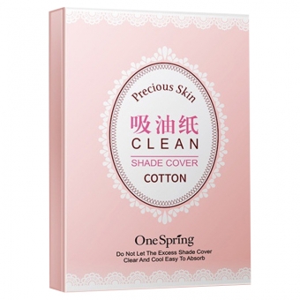 Салфетки матирующие для лица One Spring Clean Shade Cover 