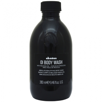 Гель для душа для абсолютной красоты тела Davines Oi With Roucou Oil Absolute Beautifying Body Wash 