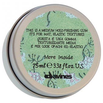 Эластик-гель для матовых подвижных текстур Davines More Inside Medium Hold Finishing Gum 