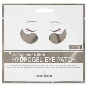 Патчи для глаз BeauuGreen Sea Cucumber And Black Hydrogel Eye Patch Sachet