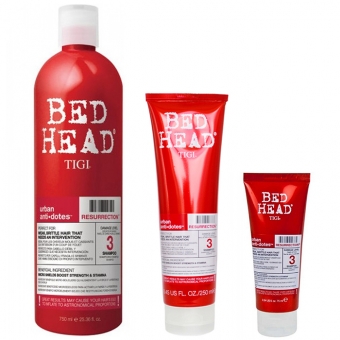 Шампунь для сильно поврежденных волос уровень 3 TIGI Bed Head Urban Anti Dotes Resurrection Shampoo