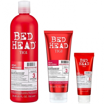 Кондиционер для сильно поврежденных волос уровень 3 TIGI Bed Head Urban Anti Dotes Resurrection Conditioner