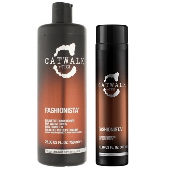 Тонирующий шампунь для брюнеток TIGI Catwalk Fashionista Brunette Shampoo