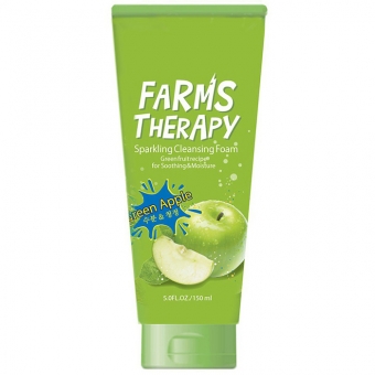 Очищающая пенка для лица Farms Therapy Sparkling Cleansing Foam