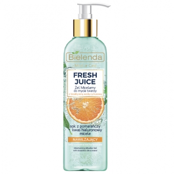 Увлажняющий мицеллярный гель для умывания лица Bielenda Fresh Juice Micellar Gel