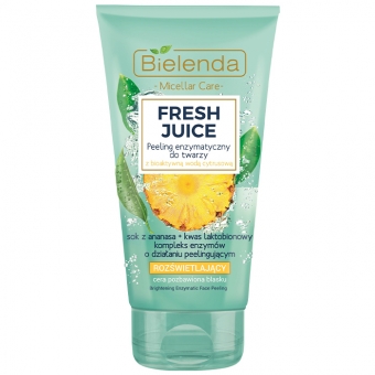 Энзимный скраб придающий блеск Bielenda Fresh Juice Brightening Enzymatic Face Peeling