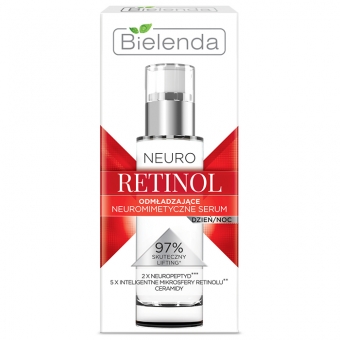 Нейропептидная омолаживающая сыворотка Bielenda Neuro Retinol Serum 