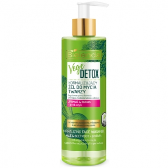 Нормализующий гель для умывания для смешанной кожи Bielenda Vege Detox Wash Gel