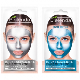 Очищающая металлическая маска Bielenda Detox Mask