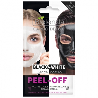 Очищающая маска для неё и для него Bielenda Carbo Detox Peel-Off Mask For Her And Him