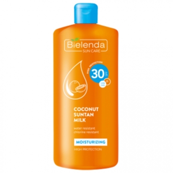 Кокосовое молоко для загара SPF-30 Bielenda Sun Care Coconut Oil SPF-30