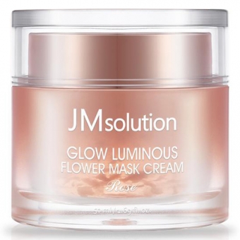 Крем-маска для лица JMsolution Glow Luminous Flower Mask Cream Rose