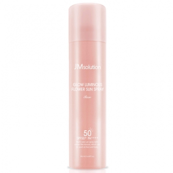 Омолаживающий солнцезащитный спрей с розой JMsolution Glow Luminous Flower Sun Spray Rose SPF50+ PA++++