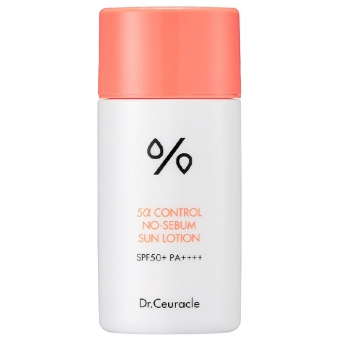 Солнцезащитный лосьон Dr.Ceuracle 5 Alfa Control No-Sebum Sun Lotion 50+ PA++++