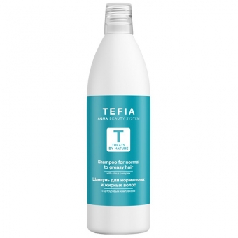 Шампунь для нормальных и жирных волос Tefia Shampoo For Normal To Greasy Hair