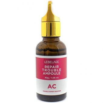 Ампульная сыворотка для проблемной кожи Lebelage Repair Ampoule Trouble AC 