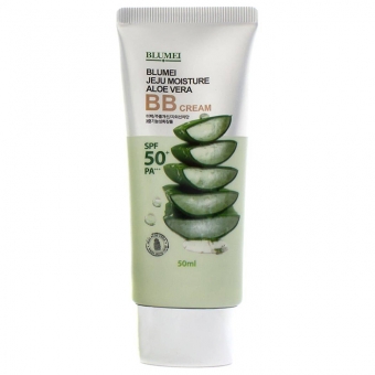 ББ крем с экстрактом Алоэ Blumei Jeju Moisture Aloe Vera BВ Cream SPF50+ PA+++