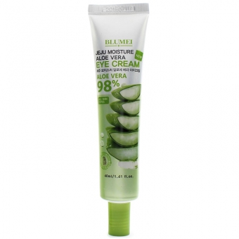 Крем для глаз с Алоэ Blumei Jeju Moisture Aloe Vera 98% Eye Cream 