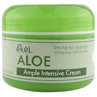 Ампульный крем для лица Ekel Ample Intensive Cream Aloe 