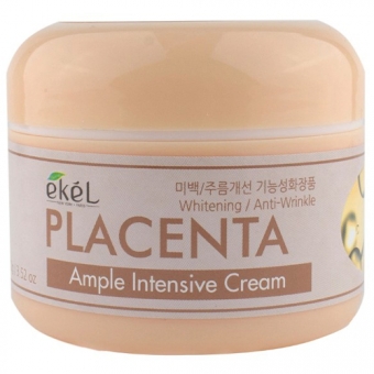 Ампульный крем с экстрактом биоплаценты Ekel Ample Intensive Cream Placenta 