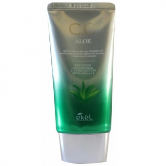 СС крем с экстрактом алоэ Ekel CC Cream Aloe SPF50+ PA+++