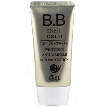 ББ крем солнцезащитный Ekel BB Cream Snail Gold SPF50+ PA+++ 