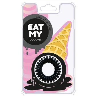 Резинки для волос Eat My Bobbles Black Chocolate Scrunchy