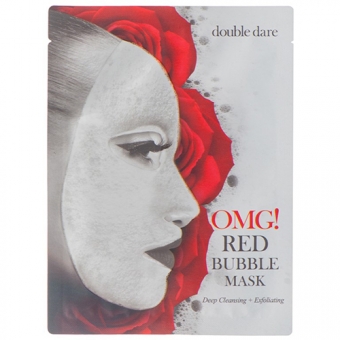 Баббл-маска очищающая Double Dare Omg! Red Bubble Mask