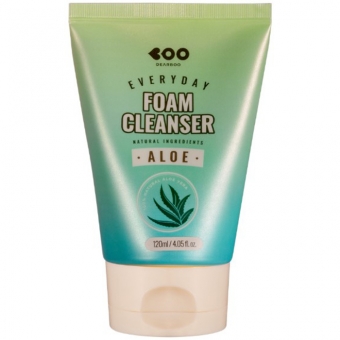 Нежная пенка для умывания с алоэ Dearboo Aloe Foam Cleanser