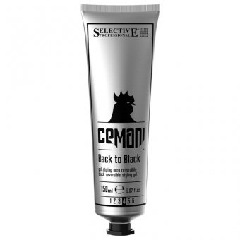 Гель для укладки со смываемым черным пигментом Selective Professional Black To Black Gel