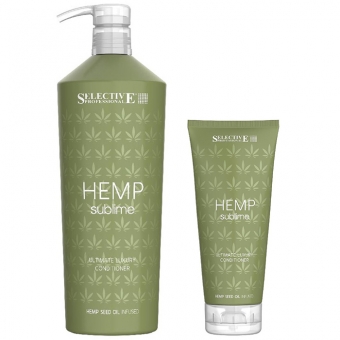 Увлажняющий кондиционер для сухих и поврежденных волос Selective Professional Hemp Sublime Conditioner