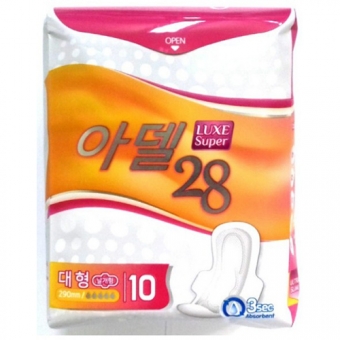 Женские гигиенически прокладки Супер Adel28 Women's Sanitary Napkins Large 