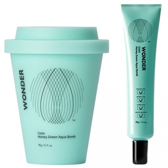 Увлажняющий крем Haruharu Wonder Honey Green Aqua Bomb Moisturizing Cream