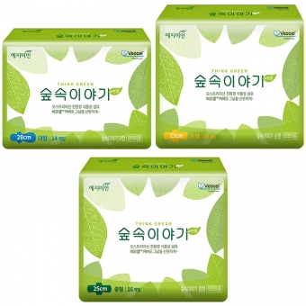 Прокладки Yejimiin Tencel Eucalyptus Surface Sanitary Pads