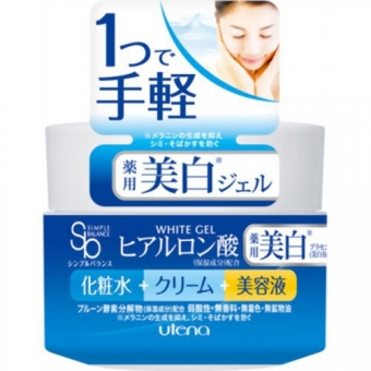 Комплексный гель для утреннего ухода за кожей лица 3 в 1 Utena Simple Balance Gel 