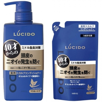 Мужской кондиционер снимающий раздражение Mandom Lucido Hair And Scalp Conditioner