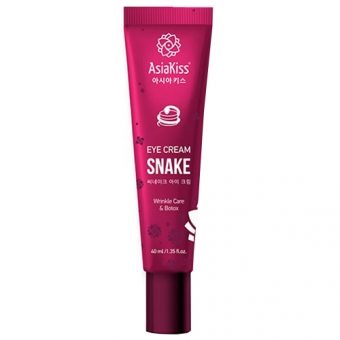 Крем для кожи вокруг глаз со змеиным ядом AsiaKiss Snake Eye Cream 