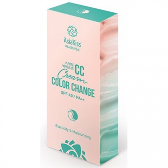 CС крем AsiaKiss Change Сolor Cream SPF40 PA++