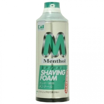 Пена для бритья с ментолом Kai-Razor Menthol Shaving Foam SSM-415N1 