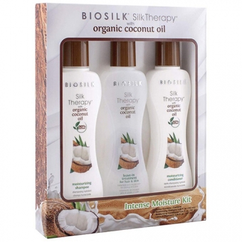 Набор для увлажнения BioSilk Silk Therapy Coconut Intense Moisture Kit