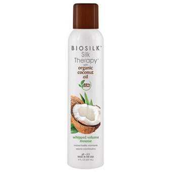 Мусс для придания объема BioSilk Silk Therapy Whipped Volume Mousse With Coconut Oil