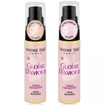 Кремовый хайлайтер Vivienne Sabo Cream Highlighter Creme Illuminatrice Gloire D'Amour